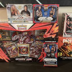 Sealed Pokémon/UFC/WWE Wrestling Wax Boxes/Packs For Sale - Panini Topps