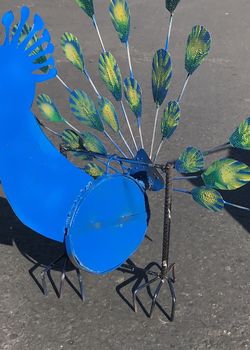 Hand Made Metal Dancing Turkey