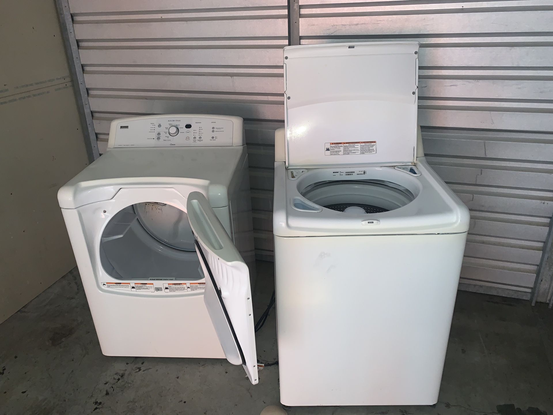 Kensmore Elite Washer and Dryer set for sale