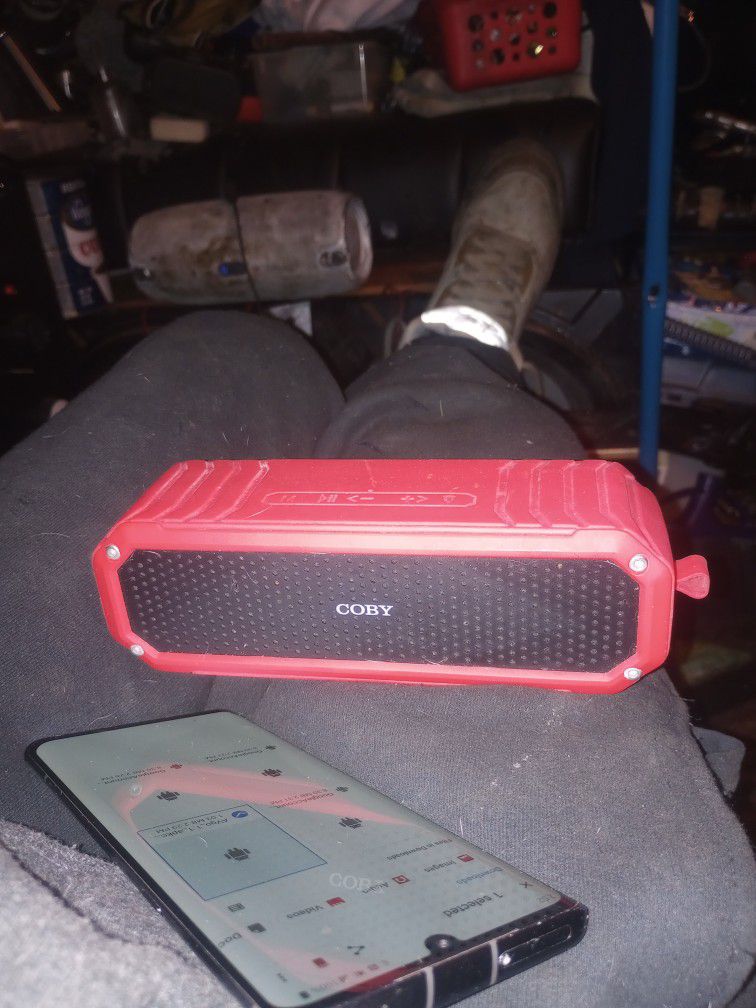 Coby Rugged Water Resistant Bluetooth Speaker 