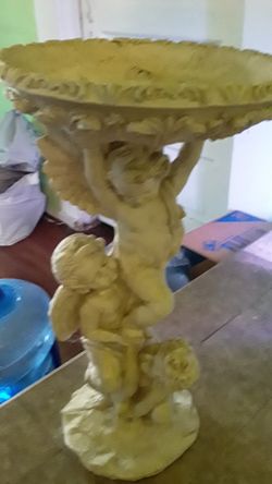 Garden angel statue