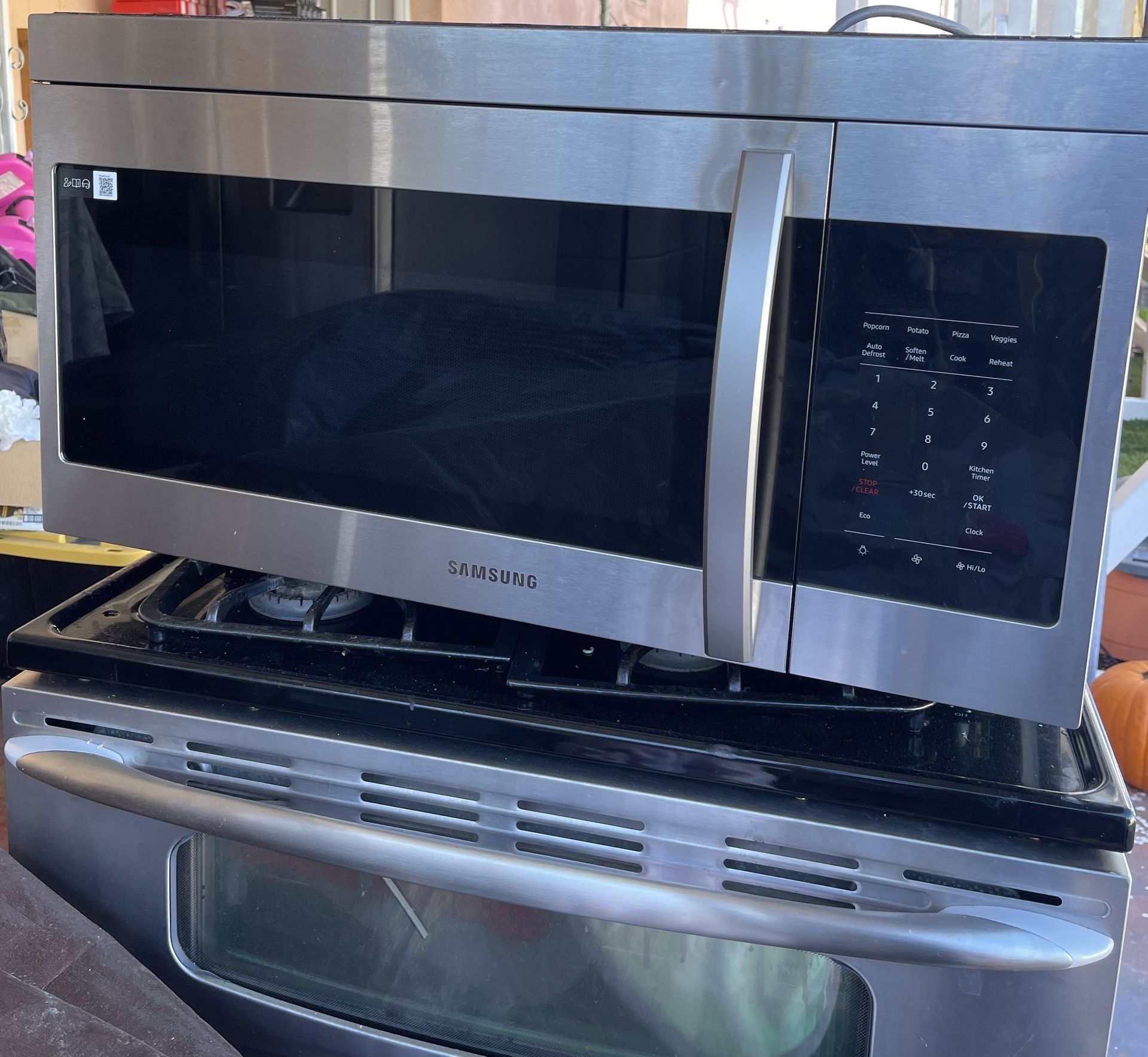 Samsung Over Range Microwave