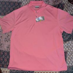 NWT Men’s PGA Tour size XL Pink Polo