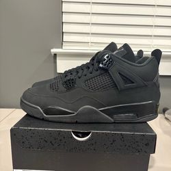 Retro Air Jordan 4 Black Cat Size 10.5