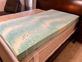 Twin foam mattress top