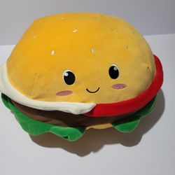 Smoochy Pals Hamburger Plush Burger 