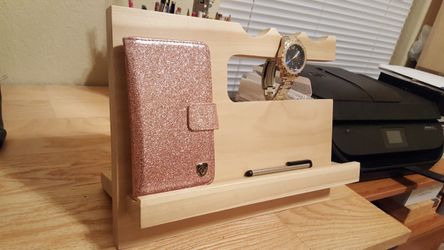 Wooden docking station