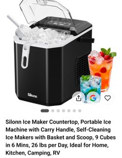 OBO! Silonn Portable Countertop Ice Maker