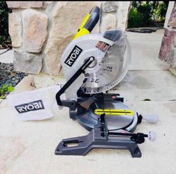 RYOBI 14 Amp Corded 10 in. Compound Miter Saw with LED Cutline Indicator