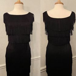 White House Black Market Fringe Dress