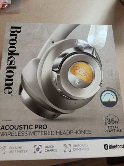 Brookstone Wireless Metered  Headphones
