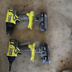 Ryobi Impact And Drill