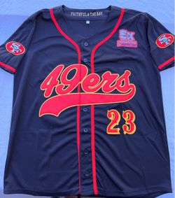 SAN FRANCISCO 49ERS CMC BASEBALL STYLE JERSEYS