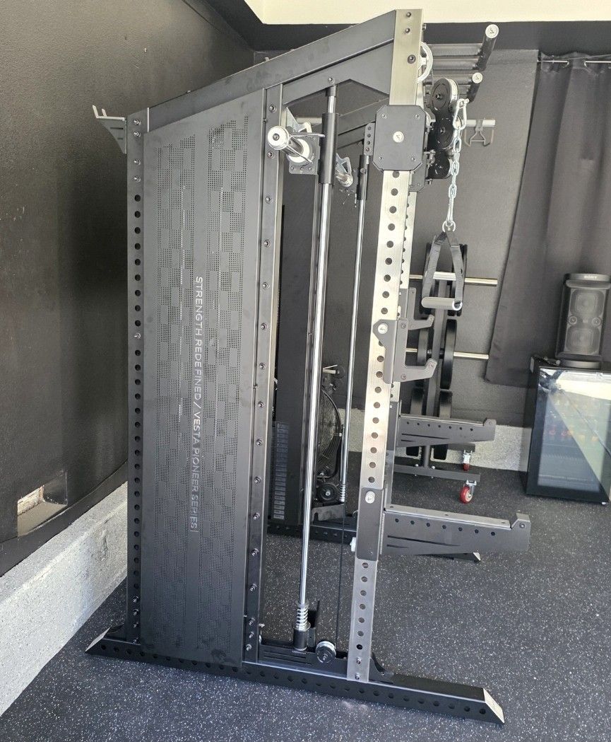 🔥 Vesta Pioneer 3in1 | Functional trainer | Squat Rack | Smith Machine | 200lbs weight stack | Gym Equipment | Commercial Grade | FREE DELIVERY 🚛