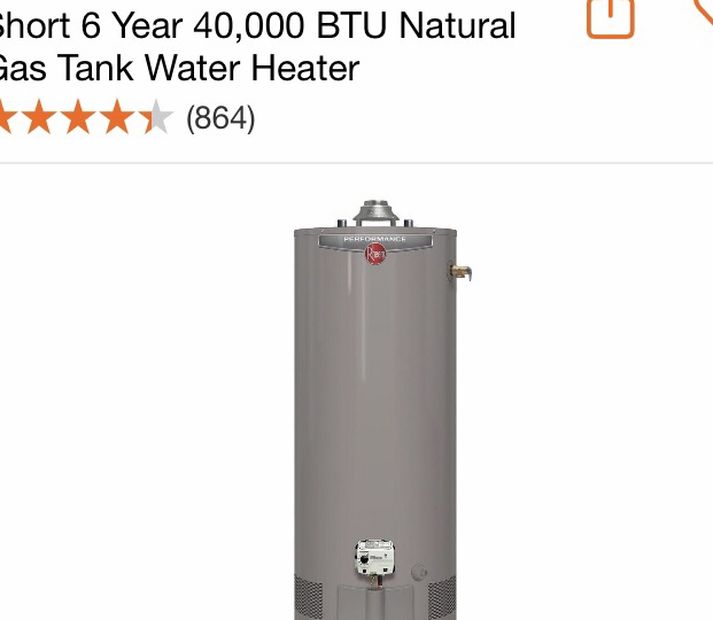 50 Gallons Gas Water Heater