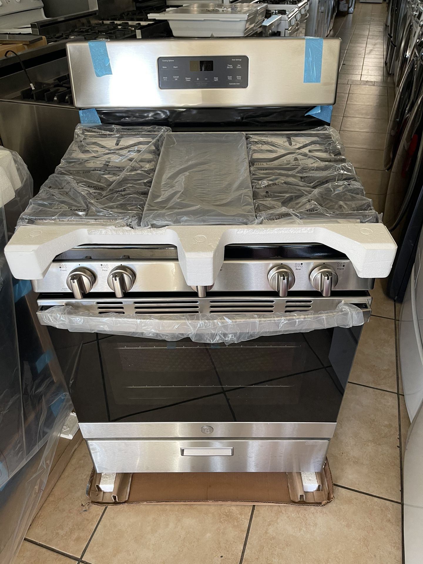 Ge 5 Burner Gas Range