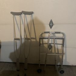 Walker And Crutches