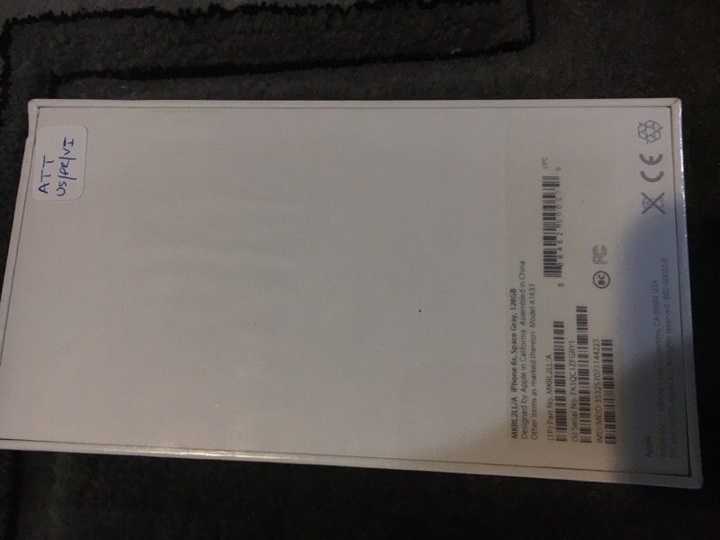 ATT iPhone 6s 128 GB Space Gray