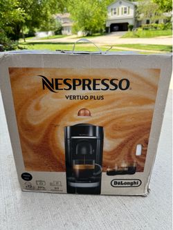 Nespresso Vertuo Plus Deluxe Coffee and Espresso Maker by De'Longhi, Matte Black