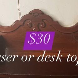 Dresser Or Desk Topper