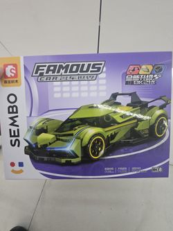 Sembo Building Block Race Cars! You PICK ONE from All The Styles / Colors! Interchangeable Bodies Makes This Unique! Check Out Pictures 