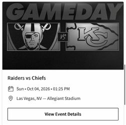 Raider tickets