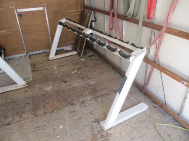 Used Icarian Single Tier 89” X 32” Commercial Dumbbell Rack ( Read Description )