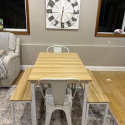 Small Table And Benches