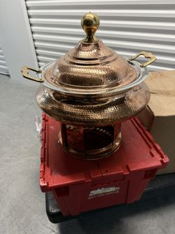 Indian Copper Chafing Dish