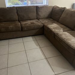 Sectional Couch And Entry Table 