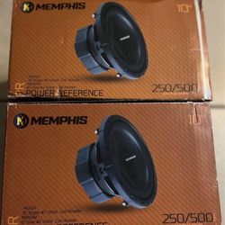 MEMPHIS STREET REFERENCE 10” SUBWOOFERS PRX1044 ($80 EACH)