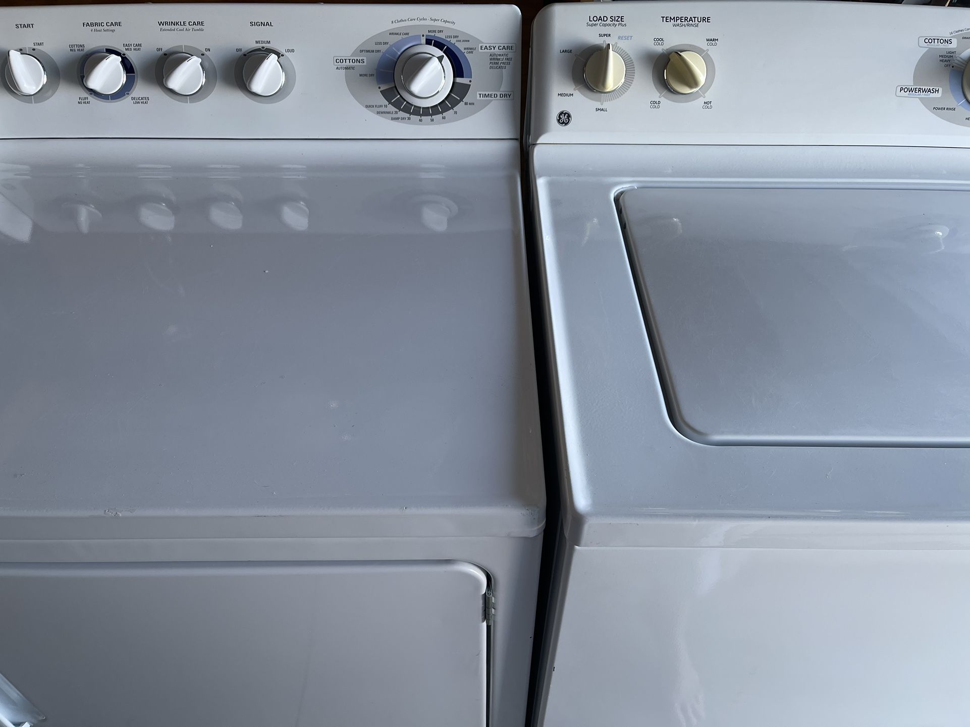 Washer And Dryer Super Capacity 