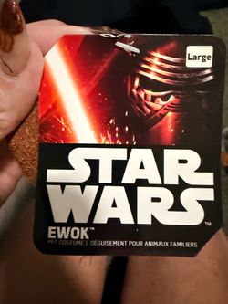Star Wars Ewok Pet Costume Large