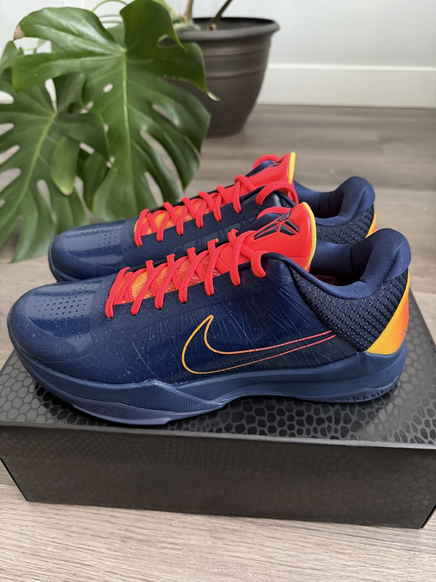 Caitlin Clark Kobe 5 Protro Indiana Fever colorway size 10.5