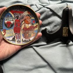 John Paxson 1993 NBA World Champions 3 Point For Threepeat Collector’s Plate 