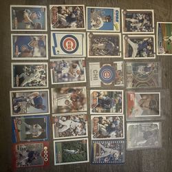 Chicago Cubs card lot (25)