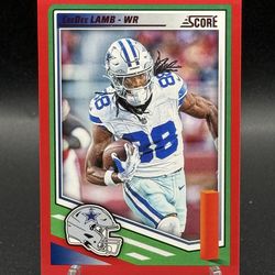 2025 Score Red #137 CeeDee Lamb