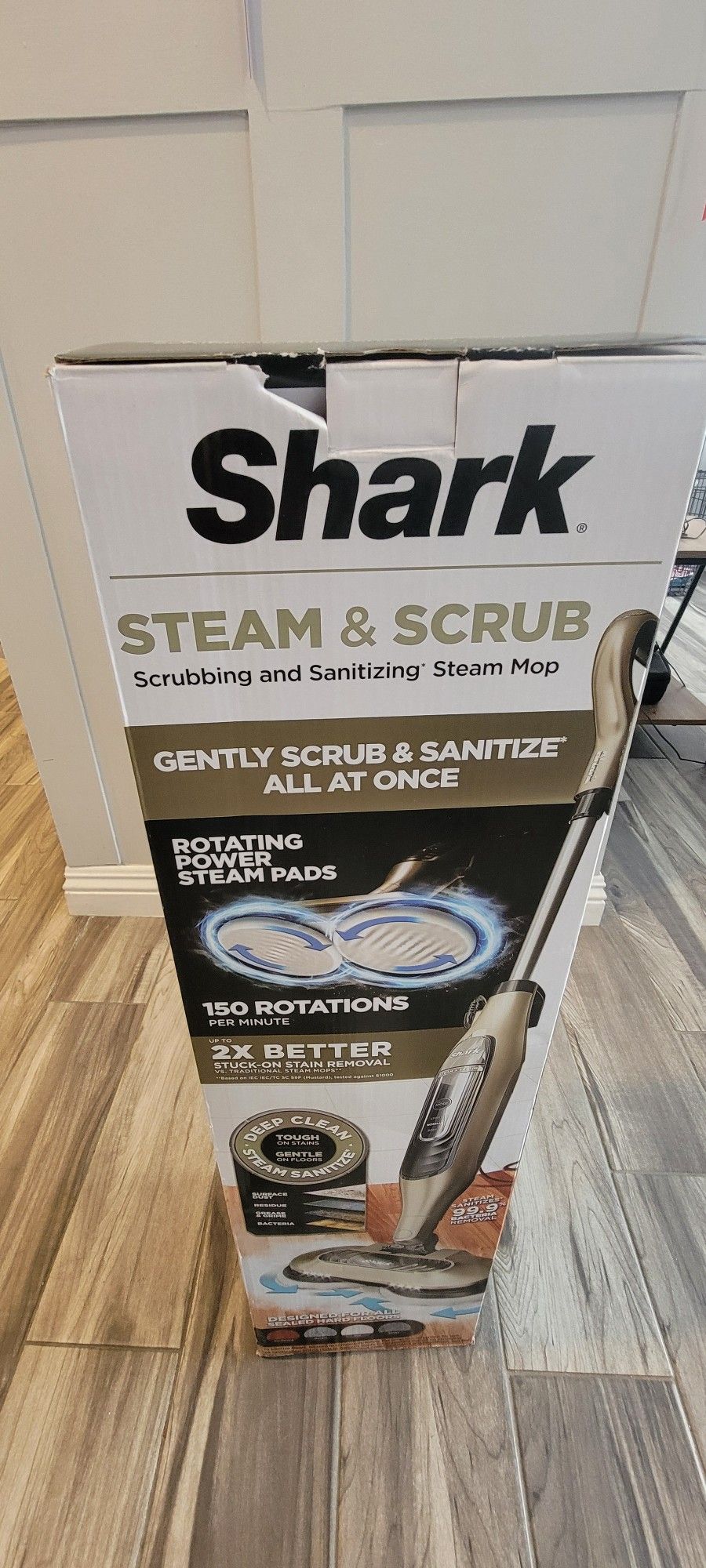 Shark S7001 Mop, Scrub & Sanitize