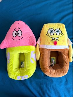 SpongeBob and Patrick slippers size small/medium