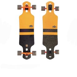 Longboard Glove Geminon + SunsetOard Skateboard Clear Lights Up