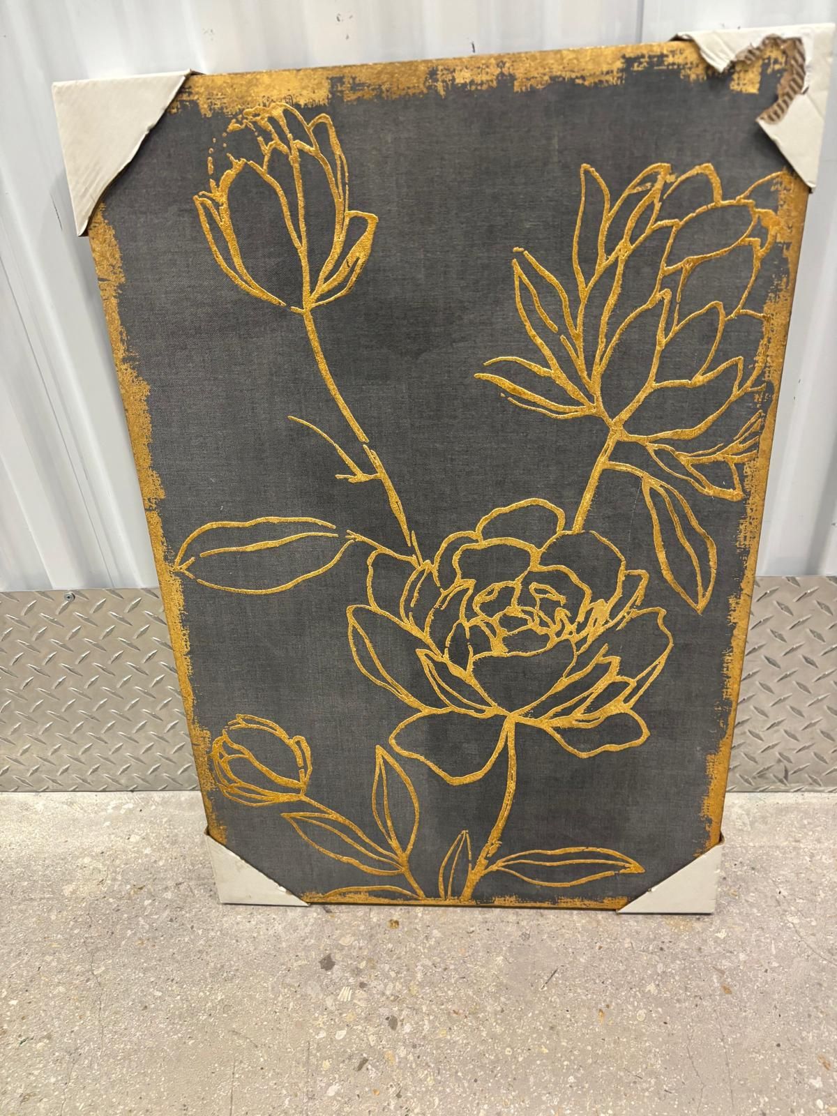 30 x 30 abstract wooden frame picture… $50