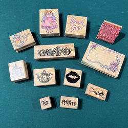 MJDesigns Rubber Stamp Collection 12pc