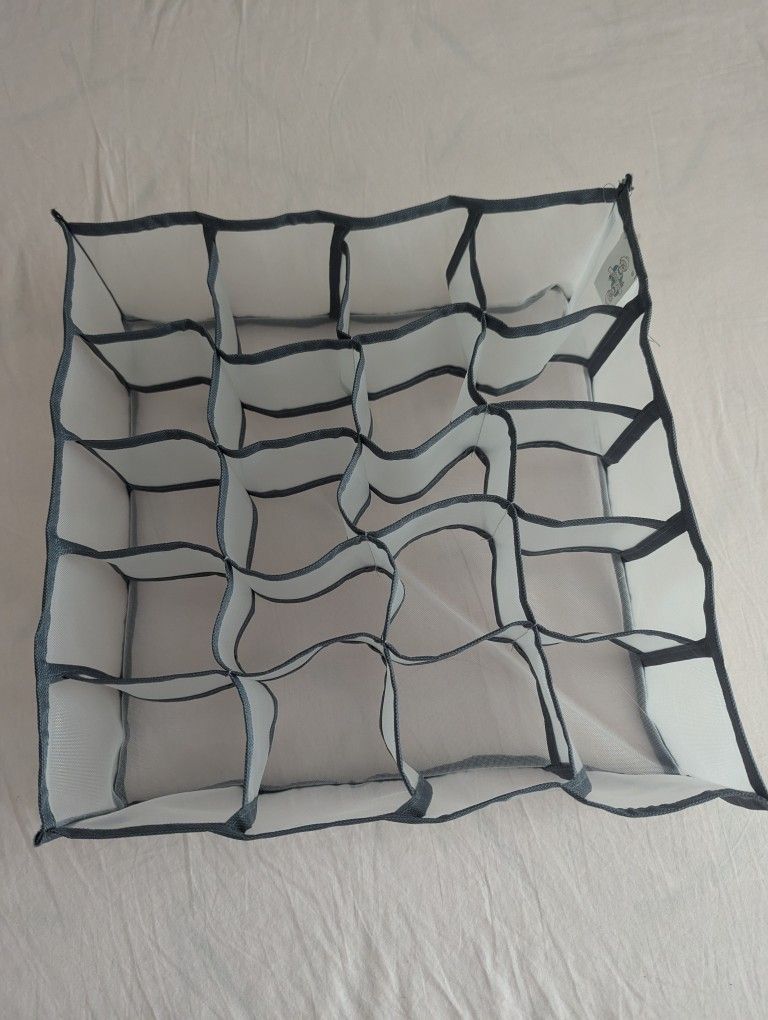 20-compartment Drawer Organizer For Socks And Underwear, 4 Sets