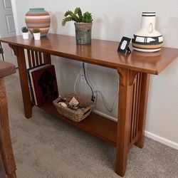 Mission Style Sofa Table