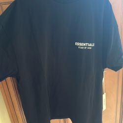 Essentials Fear of God Jersey Crewneck T-Shirt Brand New Size Small