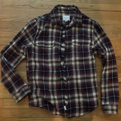 American Eagle red and black flannel size small 