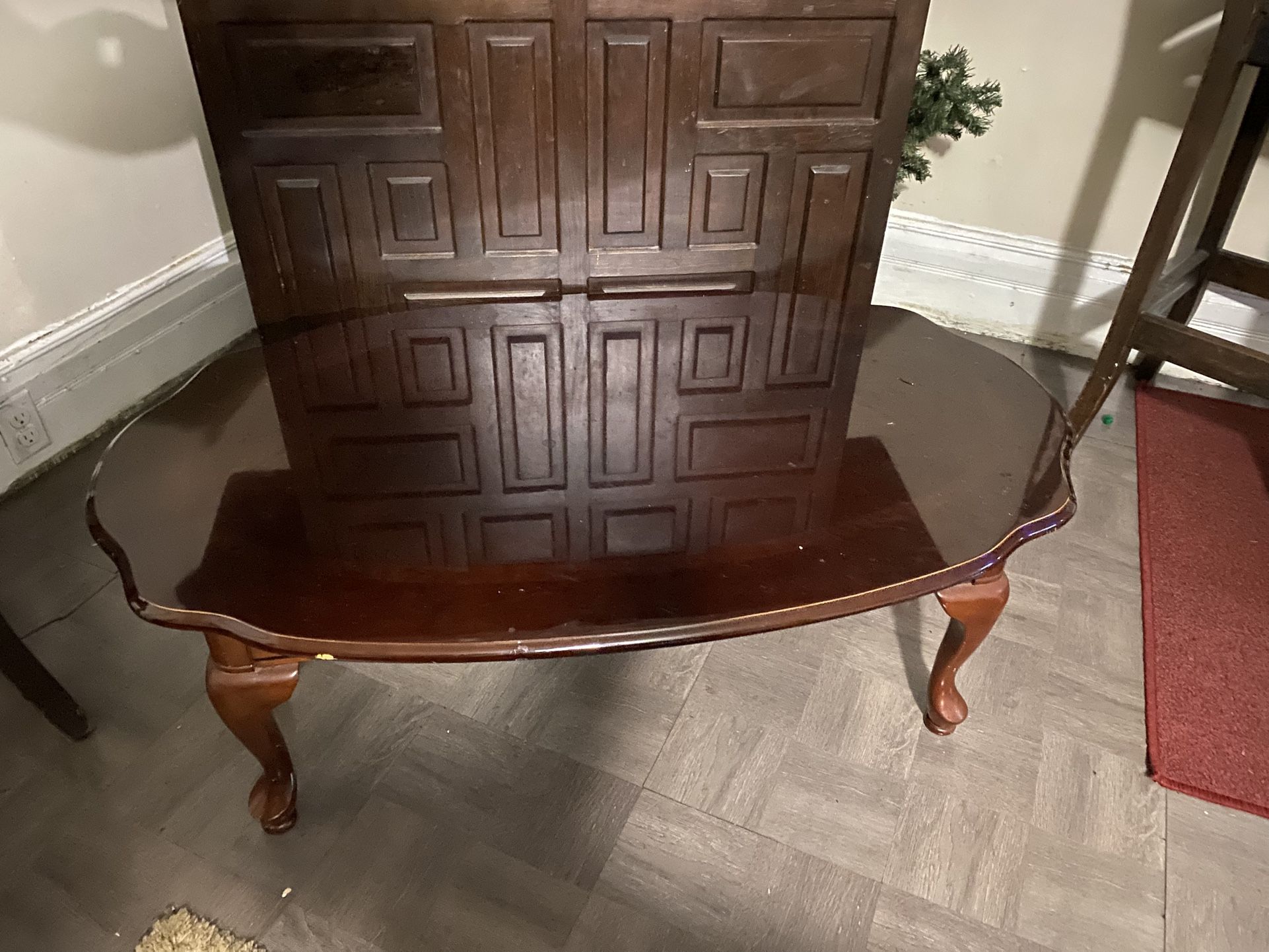 Coffee End Table Set Brown