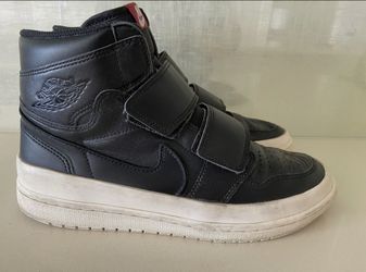 2018 Air Jordan 1 Retro Double Strap High Black Men's Size 10 Shoes Sneakers