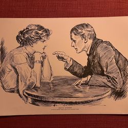Vintage Charles Dana Gibson Print 