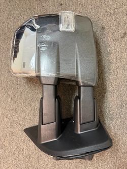 owing Mirrors for 15-18 Ford F150 Power Heated Signal Chrome Fits 15-18 Ford F150, with lower spotter mirror, power heated signal, enhances towing vis
